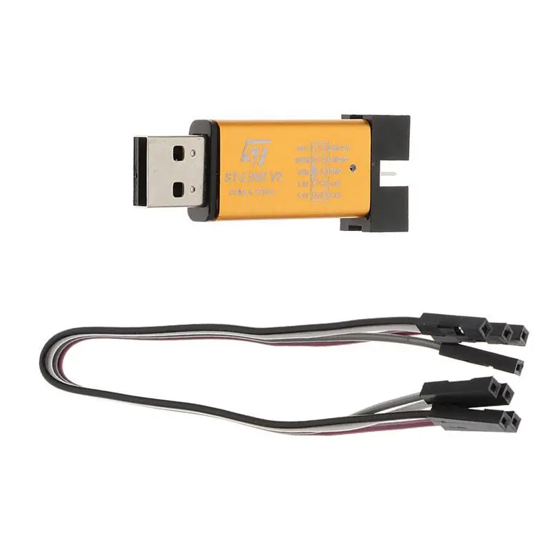 ST-Link V2 мини металлический корпус STM8 STM32 Эмулятор загрузчика программирующий блок