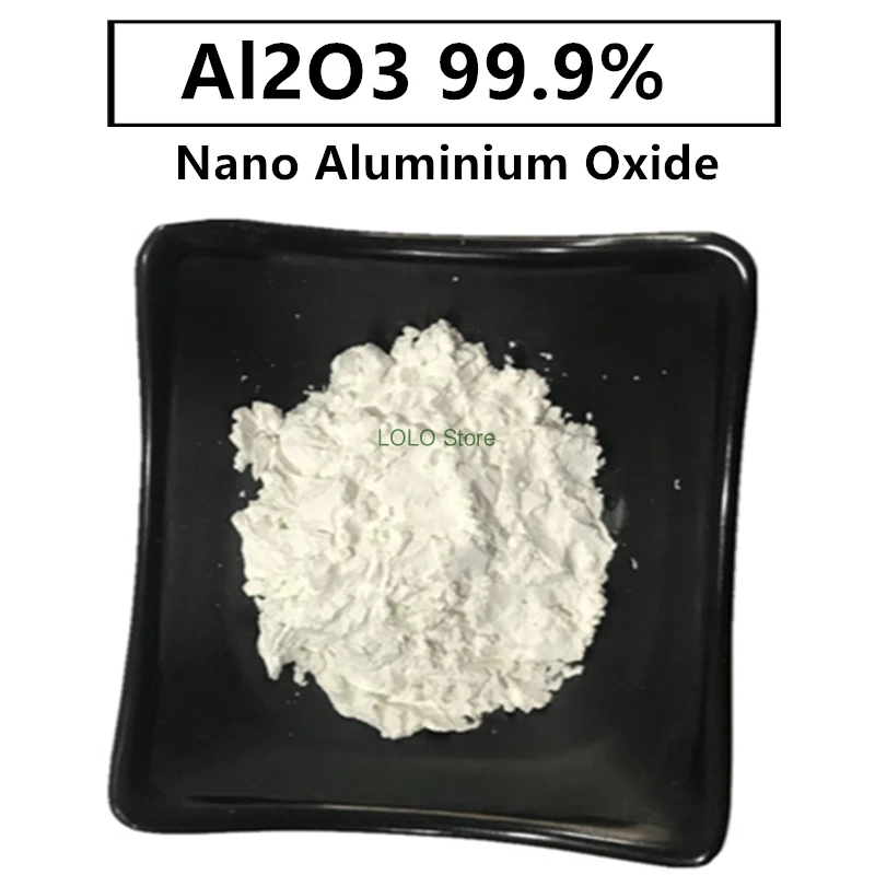 Nano Al2O3 99.9% оксид алюминия Высокая термостойкость смазка 1 микро метр керамический