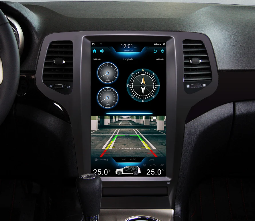Автомагнитола Asvegen с вертикальным экраном для Jeep Grand Cherokee 2009-2013 13,3 ''Android 6,0 четырехъядерный gps мультимедийный dvd-плеер