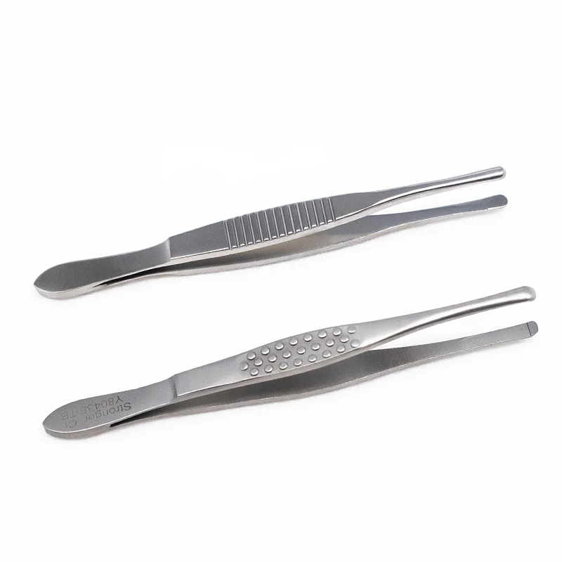 

Eyelash plucking stainless steel ophthalmic tweezers eyebrow trimming eyebrow grafting false eyelashes straight round head medic