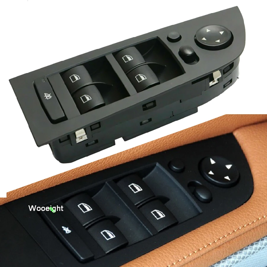 

Wooeight Car Driver Side Master Power Window Control Switch Button 61319217332 Fit For BMW E90 E91 3 Series 325i 320i 318i 330i