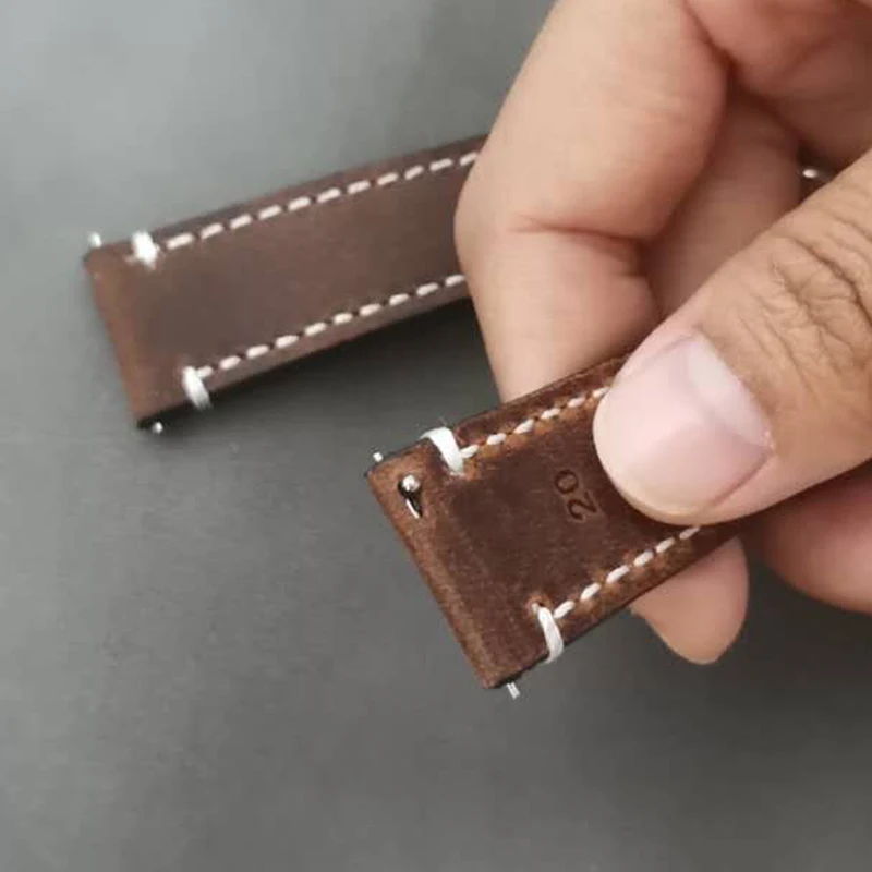 Ремешок мужской из натуральной кожи модный дизайнерский браслет для наручных