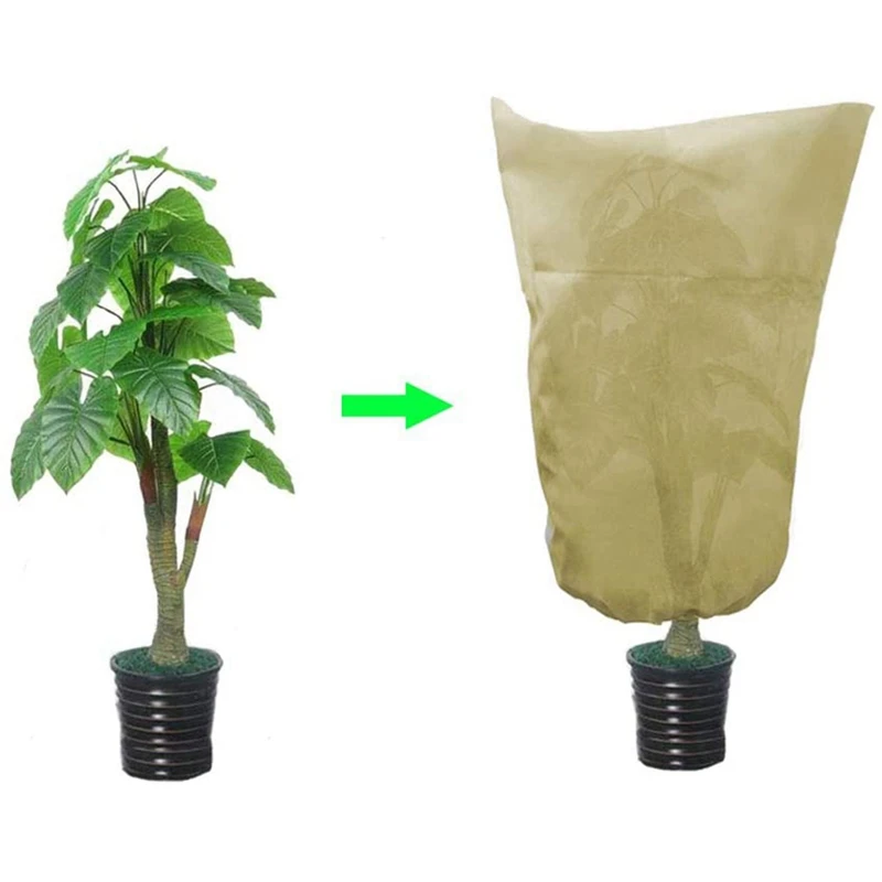 4 Pcs Winter Plant Protection Cover 100X80cm Wintering for Plants Veil Tree | Дом и сад