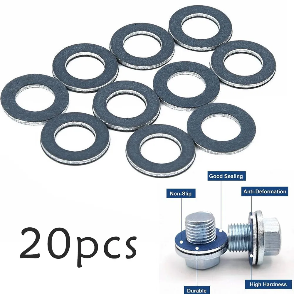 

20x Washers 90430-12031 Accessories Crush Gasket M14 Standard Replacement