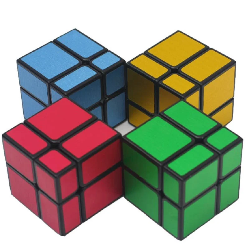 HelloCube зеркальный блок 2x2 куб матовый магический головоломка Cubing скорость литой с