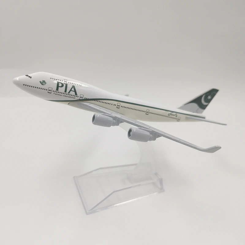 Модель самолета JASON TUTU 16 см PIA модель Боинг 747 Литые металлические самолеты