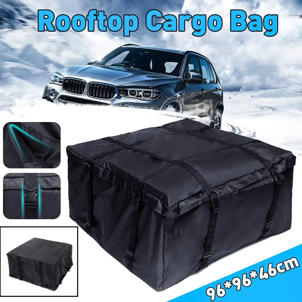 

Водонепроницаемая сумка для багажника на крышу автомобиля, 100x100x50 см