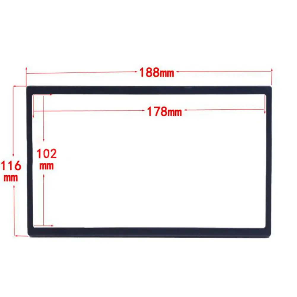 

3.94 Inch Car Radio 2din MP5 100MM Din Frames for Double Din Media Player Car Accessories for Installation