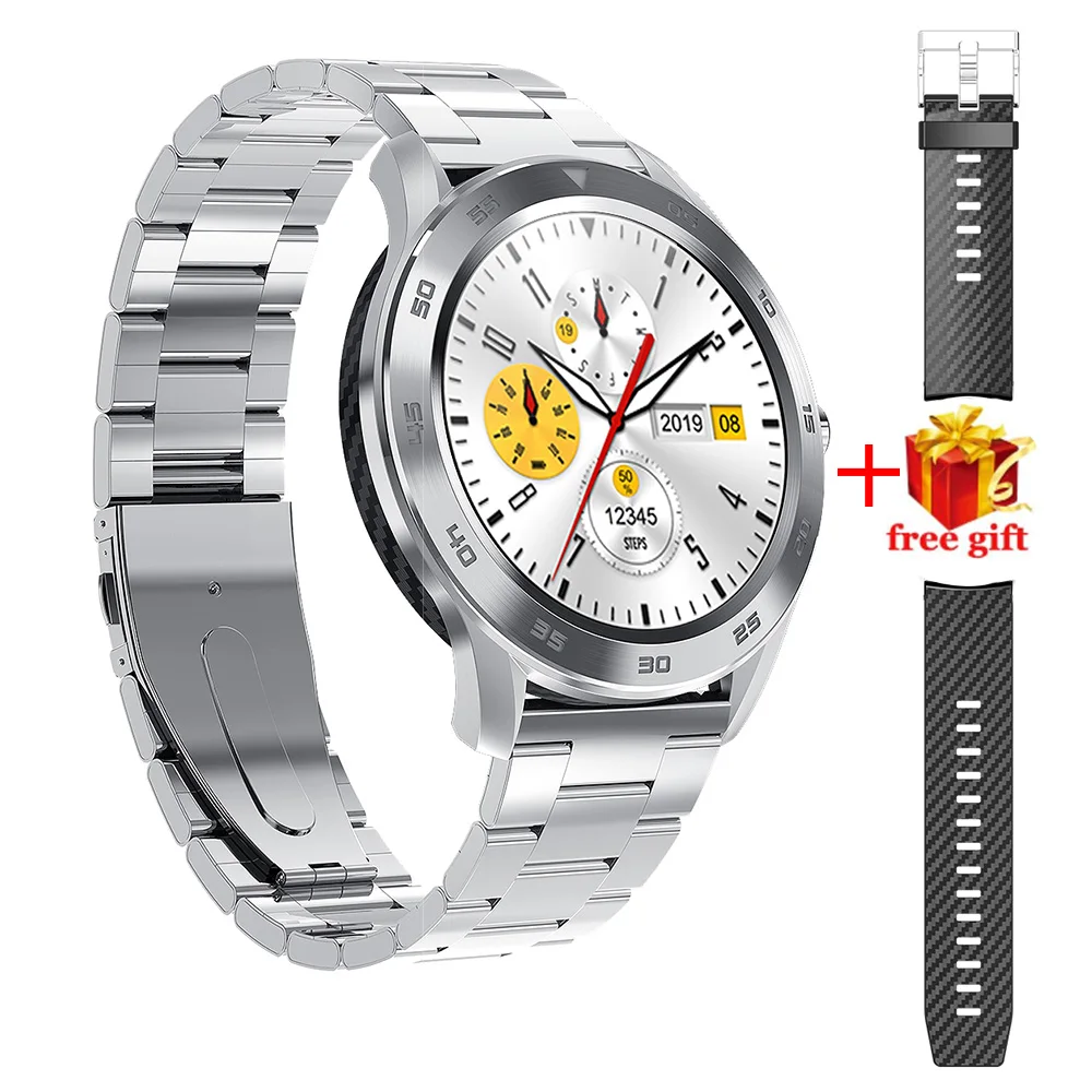 D98 бизнес Смарт часы человек IP67 1,3 ''ECG обнаружения Сменные циферблаты Smartwatch часы монитор сердечного ритма браслет