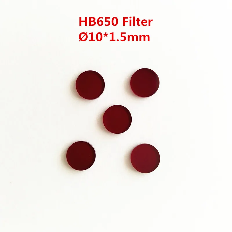 3 шт. HB650 RG650 Dia.10 * 1 5 мм 650nm красный стеклянный ИК-фильтр | Инструменты