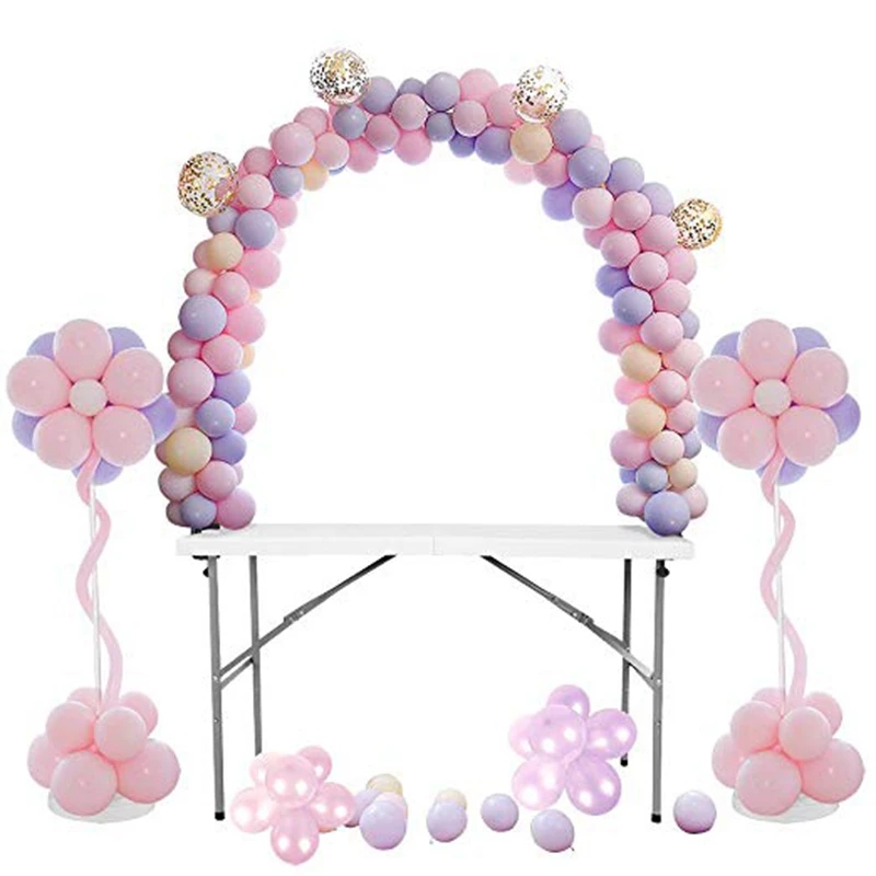 New-Large Balloon Arch Set Column Stand Base Frame Kit Birthday Wedding Party Decor | Дом и сад