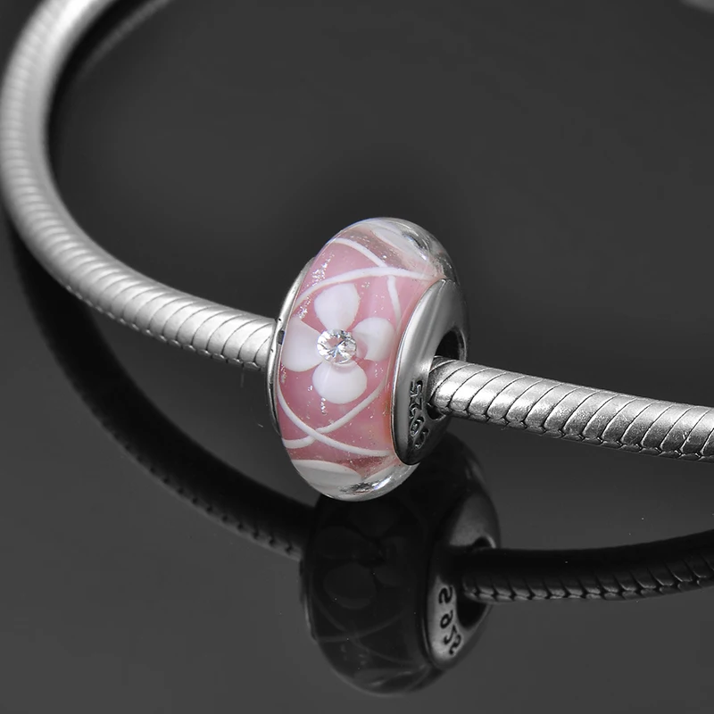 Бусины из муранского стекла женские серебра 925 пробы | Украшения и аксессуары