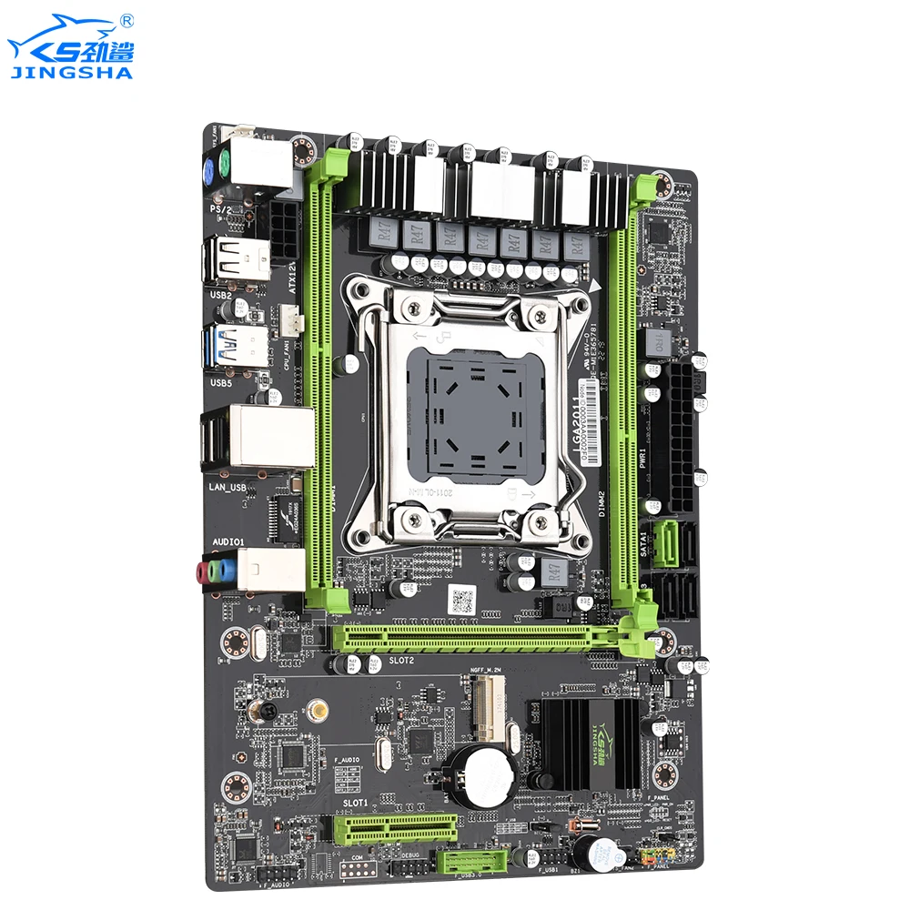 Материнская плата X79 M2 LGA2011 ATX USB3.0 SATA3 PCI-E NVME M.2 SSD поддерживает память REG ECC и