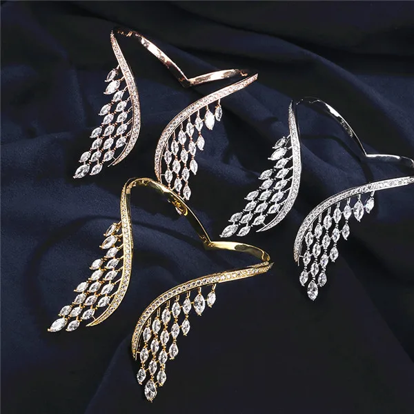 RAKOL трендовые женские ювелирные изделия ручная работа кубический цирконий