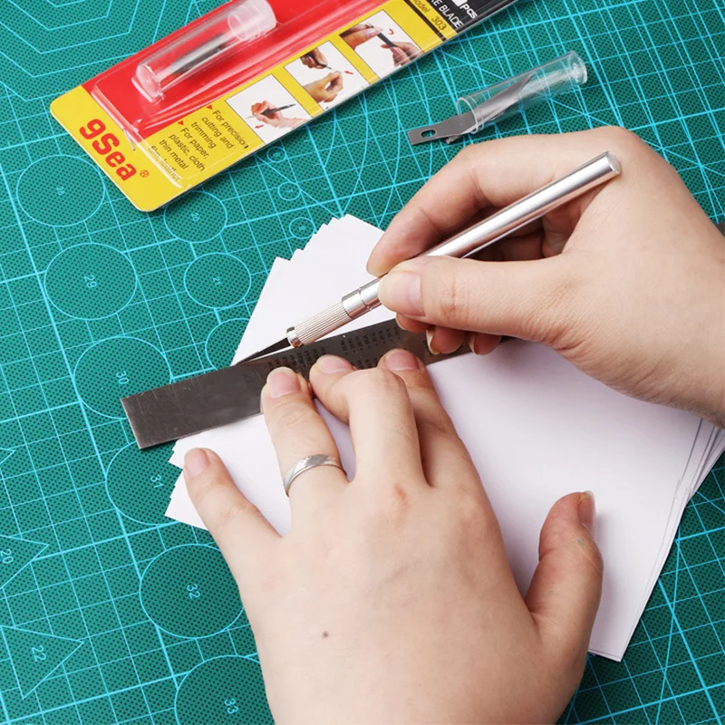 

A3 A4 PVC Cutting Mat Pad Patchwork Cut Pad A3 Patchwork Tools Manual DIY Tool Cutting Board Double-sided Self-healing