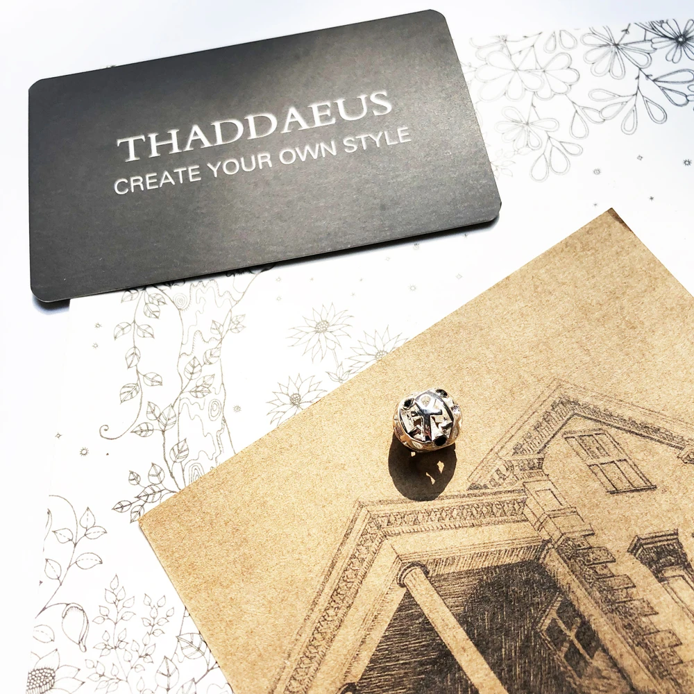 Браслет женский и мужской из серебра с крестом бисера подходит для браслета