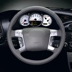 Черная искусственная кожа Чехол рулевого колеса автомобиля для Ford Mondeo 2007-2012 Mk4 2008 2009 2010 2011