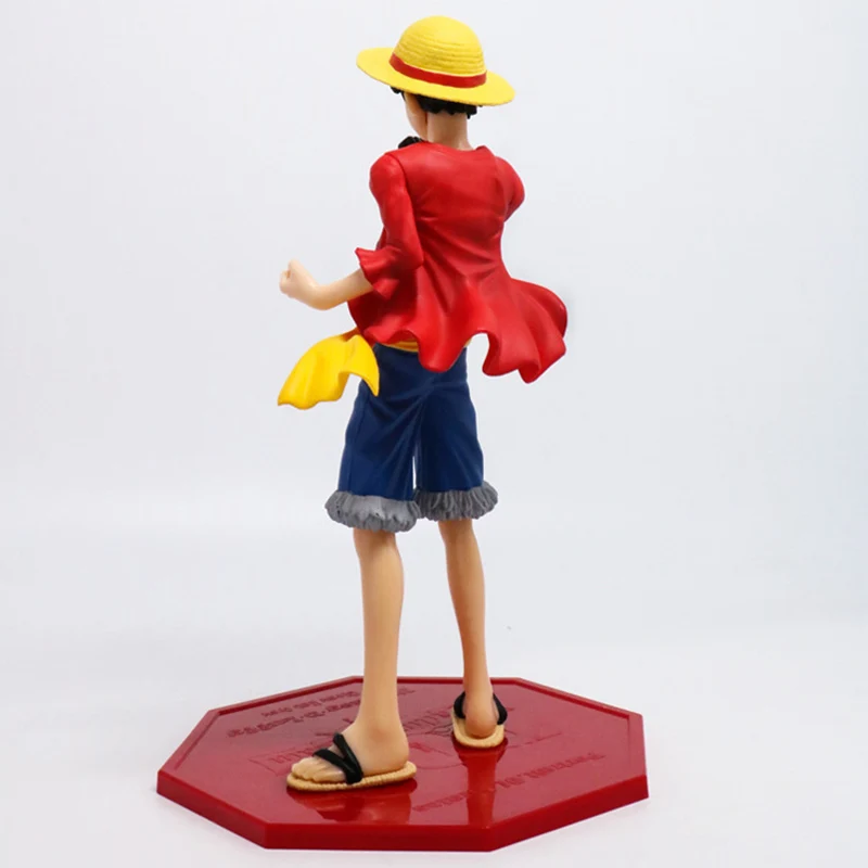 

23cm One Piece Luffy Action Figure 20th Anniversary JUMP Gear Second Monkey D Luffy Figure Toy Anime Collectible Model Dolls