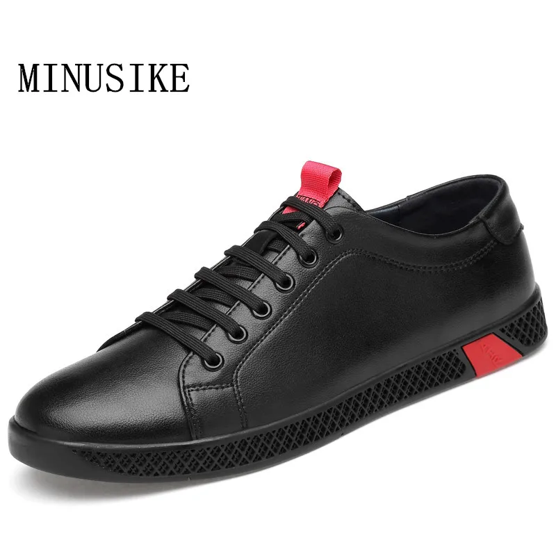 Мужские кроссовки весенне-летняя кожаная повседневная обувь новинка 2020