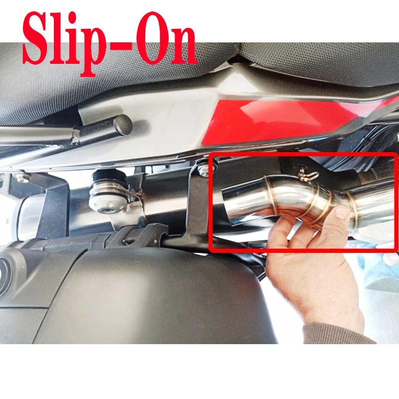 

TRK502 Slip On Motorcycle Exhaust Middle Link Pipe For TRK 502X 502 X Mid Escape Moto Racing System Dirt Bike Motorcross ATV