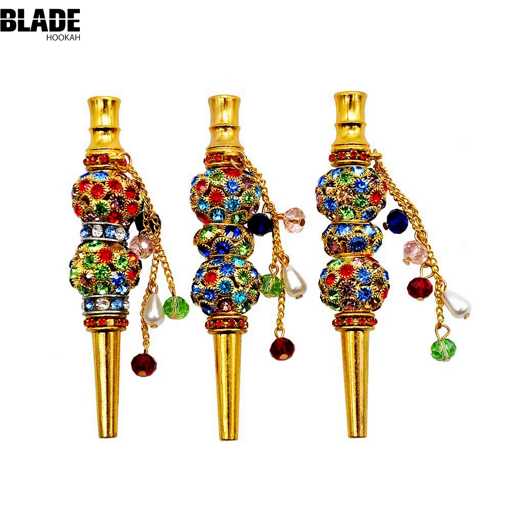 Лезвие для кальяна ручной работы ювелирные изделия с инкрустацией мундштук