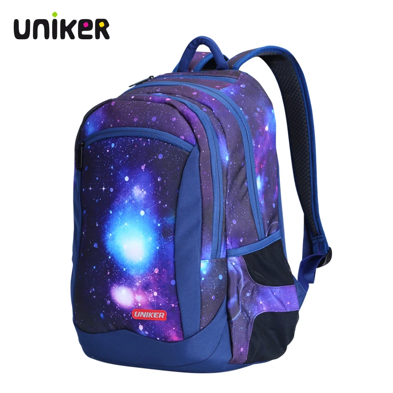 

UNIKER Modern Simplicity Polyester Backpack Customizable Designed Soft Backpack For Sale Casual Sports Backpacks