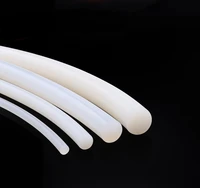 cylinder solid silicone strip 1mm 2mm 3mm 4mm 25mm high temperature resistant round o bar silicone rubber strip