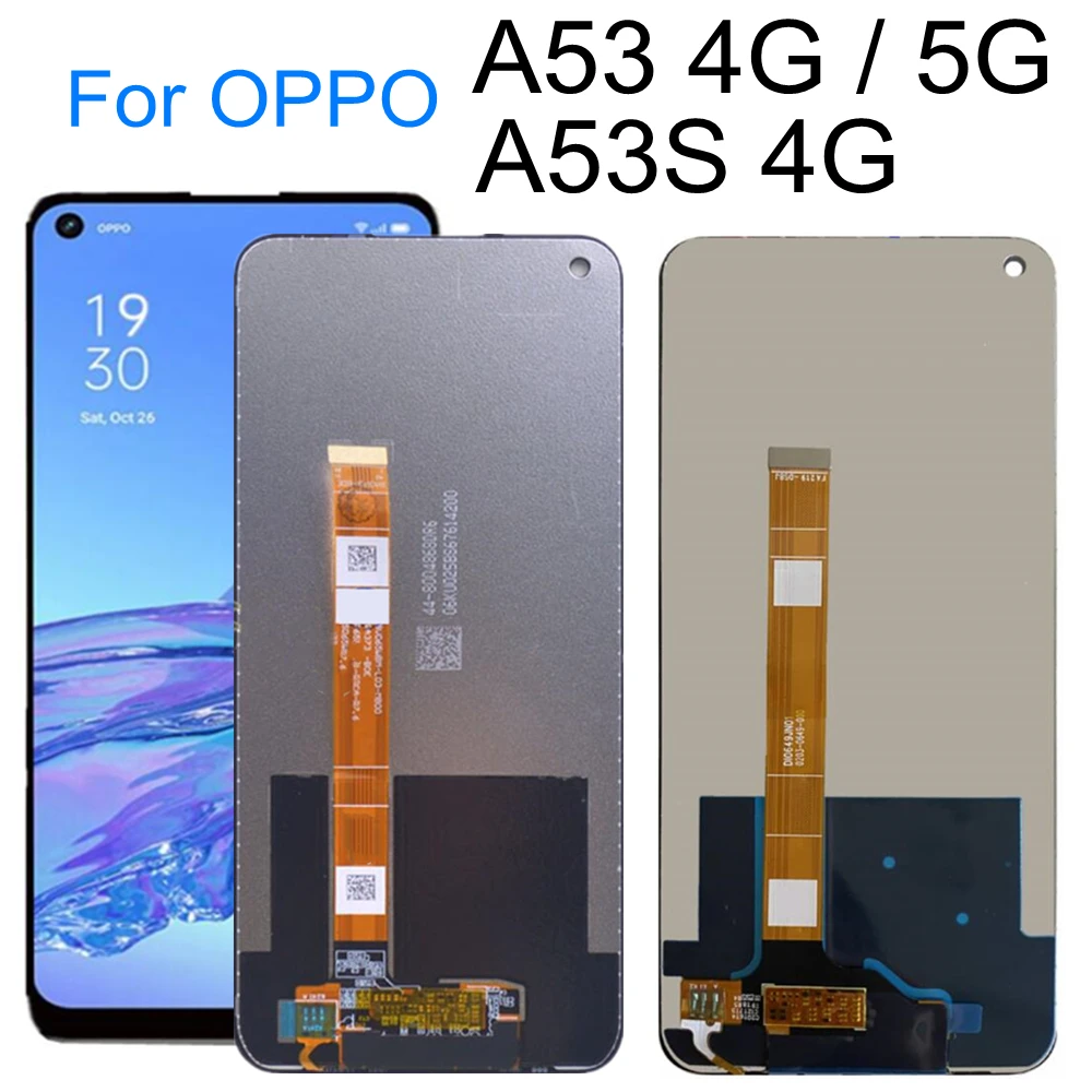 

6.50" LCD For OPPO A53 4G/5G A53S 2020 CPH2127 PECM30 CPH2139 LCD Display Touch Screen Digitizer Assembly Replacement parts