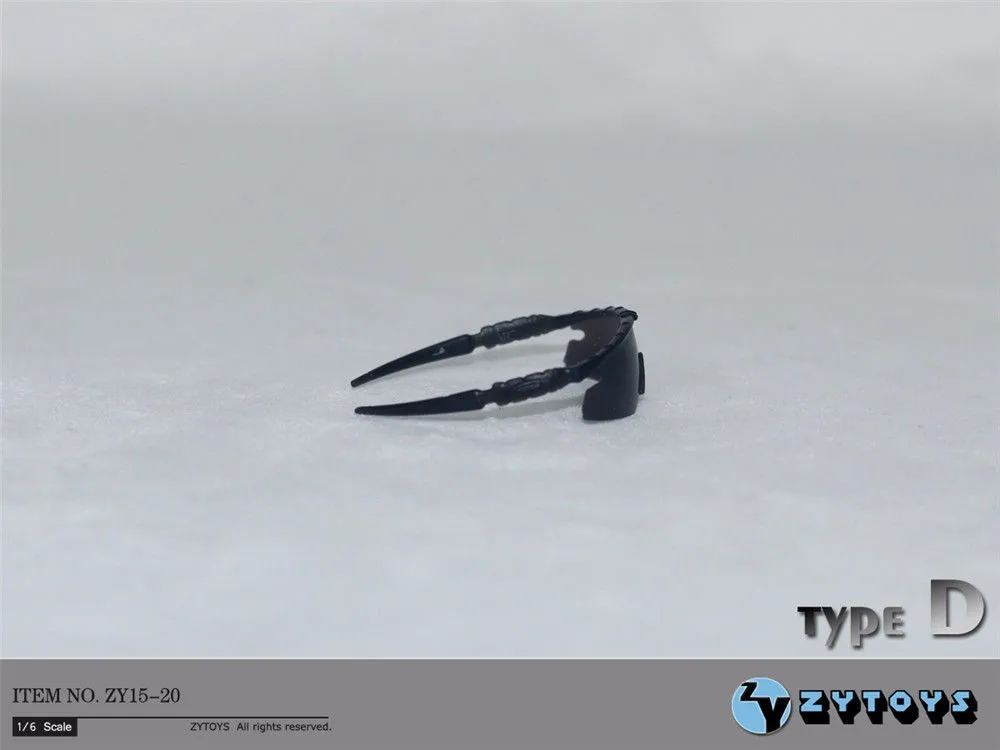 4 шт./компл. 1/6 масштаб черные очки солнцезащитные для 12 &quotфигурку игрушки женские