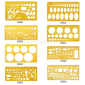 23 стиля K полимерные профессиональные универсальные строительные архитектурные шаблоны чертеж линейки трафареты измерительный инструмент