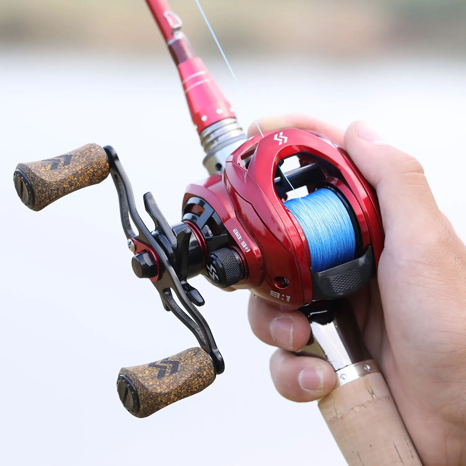 

Sougayilang 9 + 1 BB Anti-Corrosion Baitcaster Reel 8:1 Gear Ratio Super Smooth Baitcast Reel with Magnetic Braking System