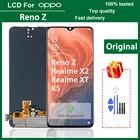 Оригинальный ЖК-дисплей Super AMOLED 6,4 дюйма для OPPO K5 Reno Z LCD кодирующий преобразователь сенсорного экрана в сборе, для OPPO Realme X2  XT display