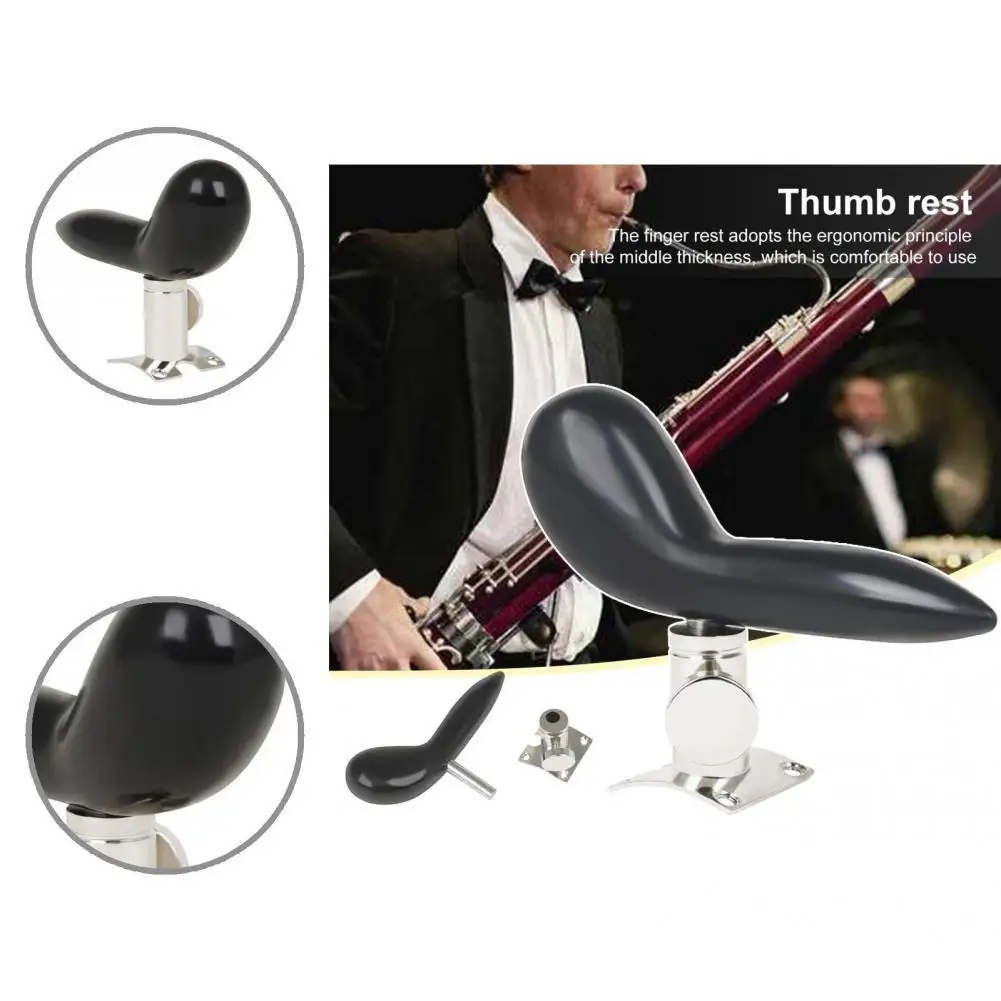 

Thumb Rest Cover Non-slip Premium User-friendly Clarinet Cushion Protector with Screws