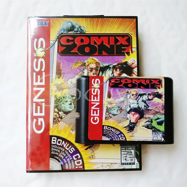 Вулканизационный пресс конвейерных зоны 16 бит для Sega Genesis/Megadrive игровая консоль с