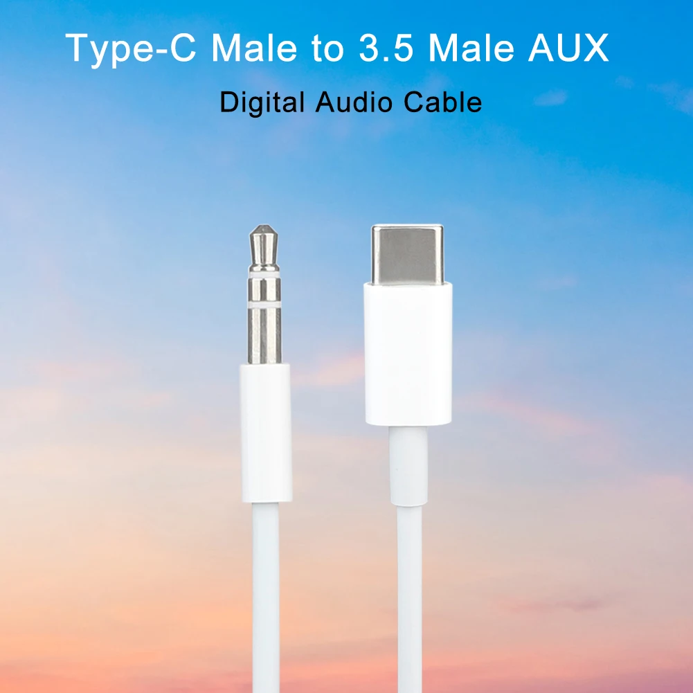 Тип-c USB-C до 3 5 мм аудио разъем AUX кабель адаптер для автомобиля стерео samsung белый