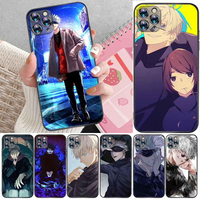

Jujutsu Kaisen Yuji Itadori Fushiguro Megumi Satoru Gojo Sukuna Phone Case For iPhone 12 Pro Max SE 2020 Mini Funda Coque