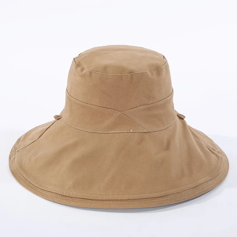 Двусторонняя шляпа с широкими полями для мужчин и женщин однотонная