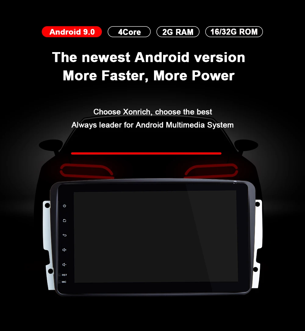 2 din Android 9,0 автомобильный dvd-плеер для Mercedes Benz CLK W209 W203 W463 W208 Мультимедиа gps навигация головное устройство радио стереоаудио