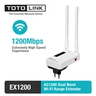 TOTOLINK EX1200EX1200M 11AC 1200 Мбитс расширитель диапазона Ap WiFi ретранслятор WiFi усилитель с 2 * 5dBi внешними антеннами удлинитель сигнала
