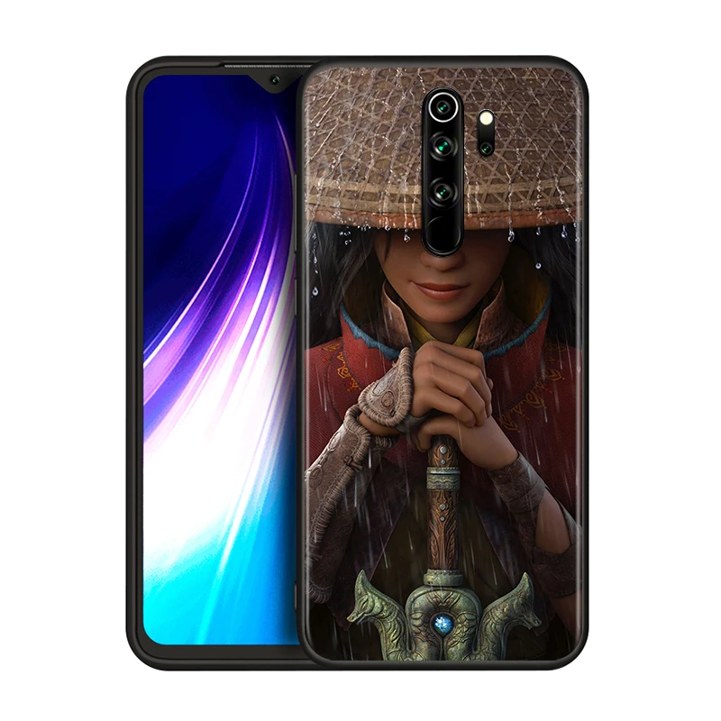 

Raya And Dragon character For Xiaomi Redmi 9i 9T 9A 9C 9 8A 8 GO 7 7A S2 Y2 6 6A 5 5A 4X Prime Pro Plus Black Phone Case