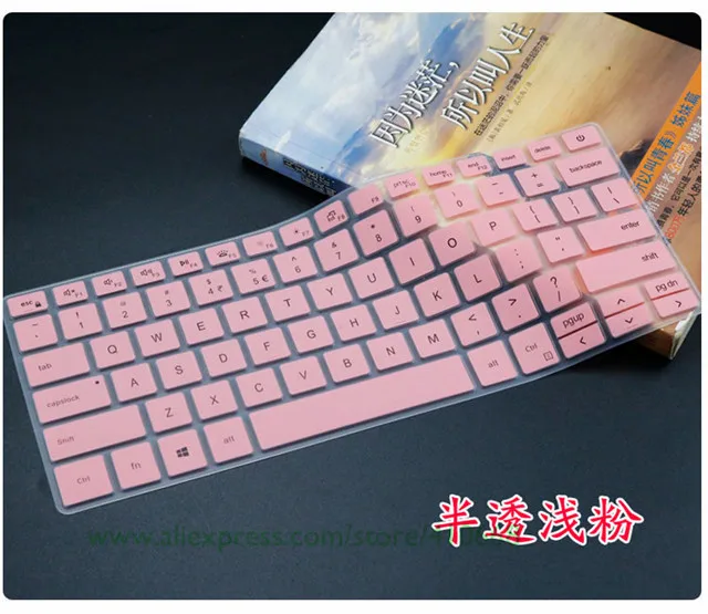 Pink Ноутбук клавиатура защитная крышка для Dell Latitude 3300 3301 для Dell Inspiron 14 5490 7490 7391 5498 5493 5493 5498 - Цвет: Pink