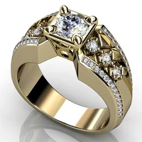14k gold ring for men natural 2 carat diamond with diamond jewelry anillos de bizuteria anillos mujer gemstone rings box