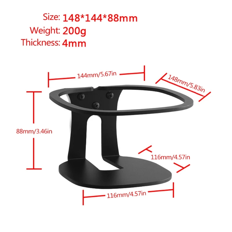 

Suitable For -JBL Charge5 Shock Wave 5 Metal Speaker Wall Bracket Ring Bracket Aluminum Alloy Material Speaker Accessories