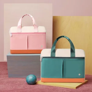 new laptop case bag for macbook air pro 14 15 inch xiaomi sleeve notebook bag dell huawei hp business woman handbag briefcase