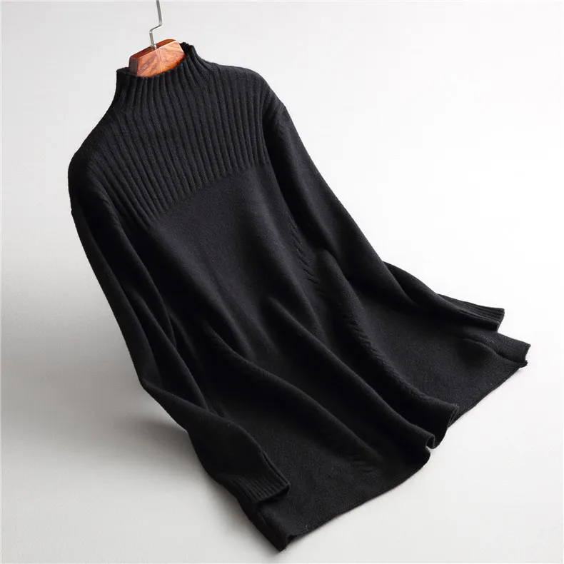 Женское трикотажное облегающее платье плотное эластичное теплое с длинным