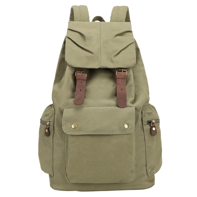 

Винтажный школьный портфель для ноутбука, дорожный ранец для колледжа, Холщовый вместительный женский рюкзак 14 дюймов для студентов