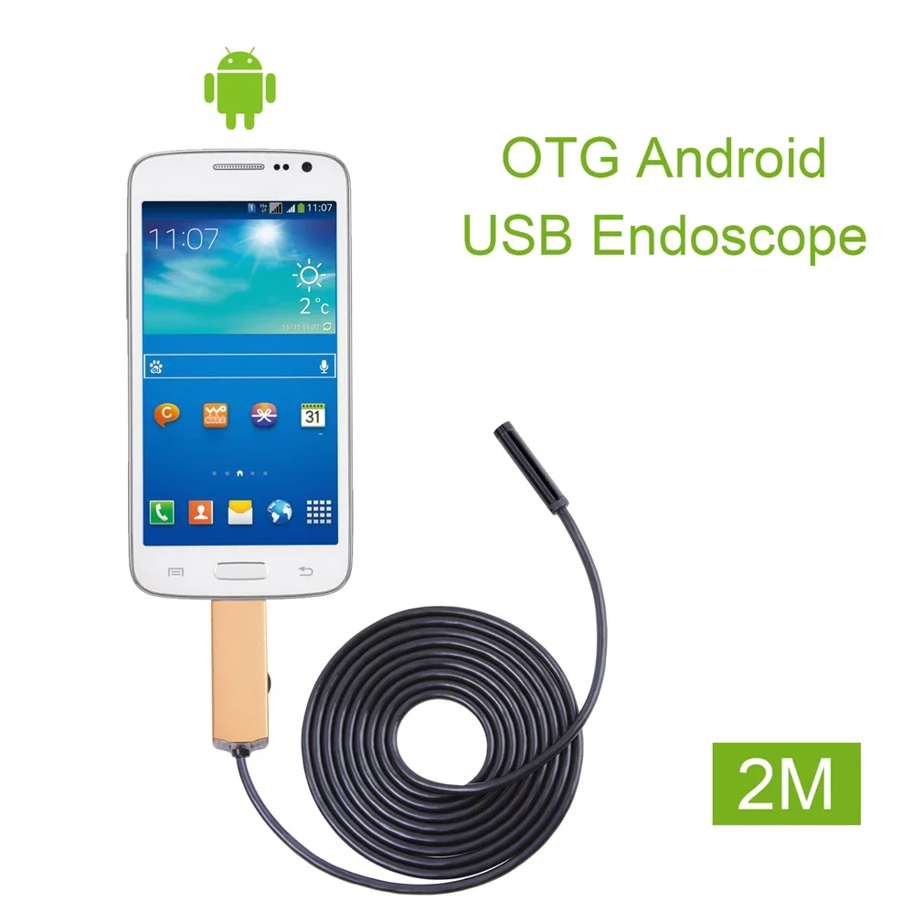 7 мм объектив 1 10 м длинный кабель для камеры телефона Android/ПК 640*480 USB LED