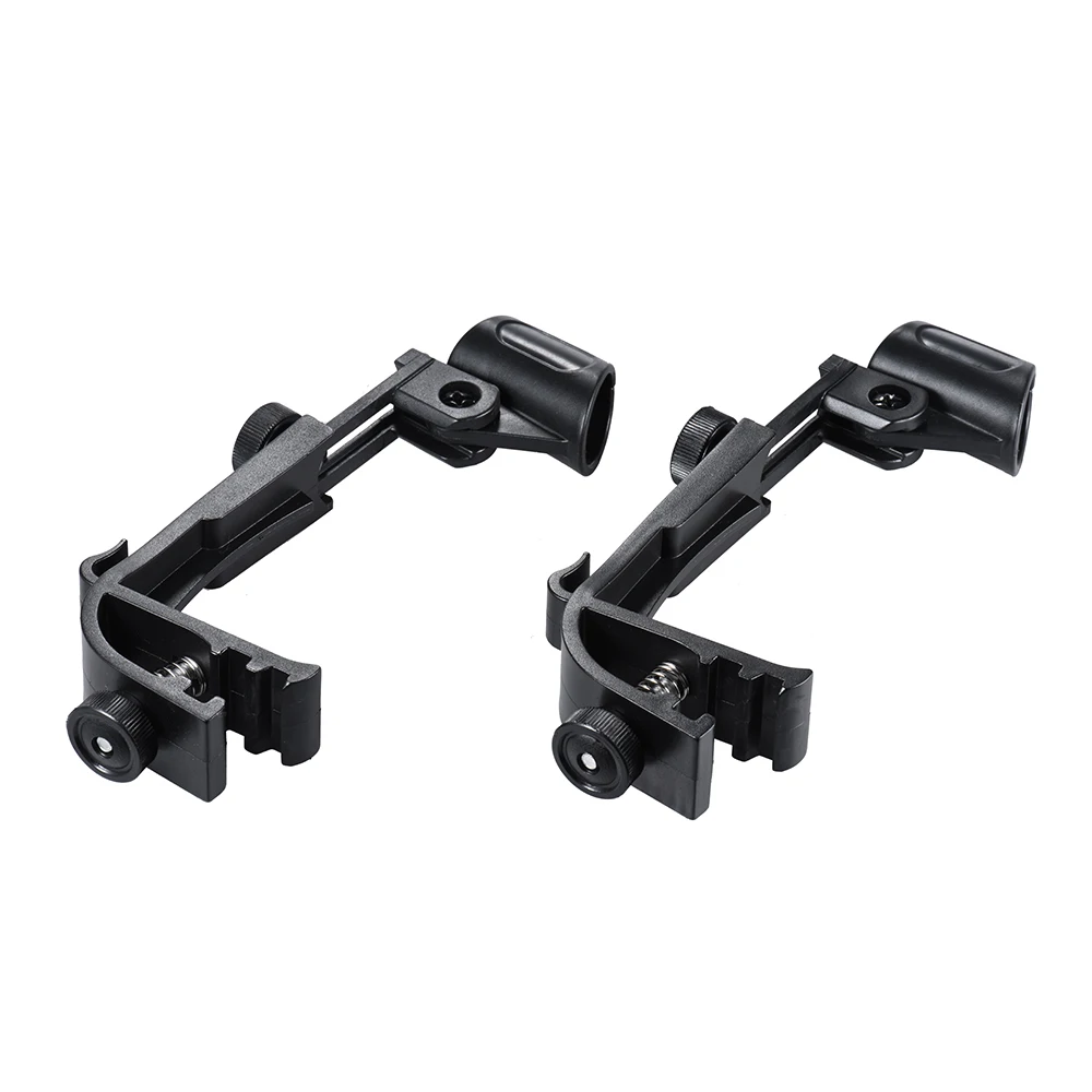 Микрофонная Пара регулируемых ступенчатых барабанных зажимов Mic Rim Snare Mount Clamp Holder
