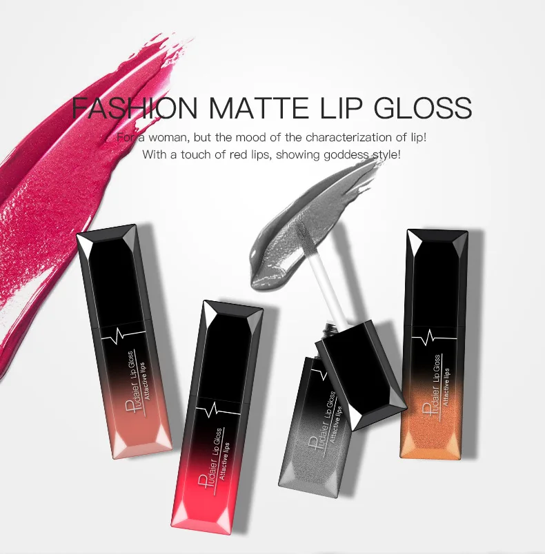 Waterproof Liquid Lip Gloss Metallic Matte Lipstick For Lips Cosmetic Sexy Batom Mate Tint Makeup Lasting 24Hours Levr | Красота и