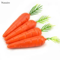 cheap 30pcs 7cm carrot mini artificial fake foam fruits and vegetables berries flowers for wedding christmas tree decoration